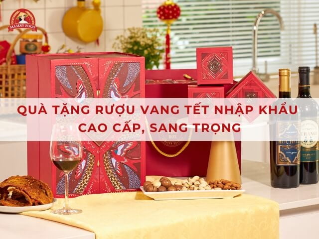 rượu vang tết