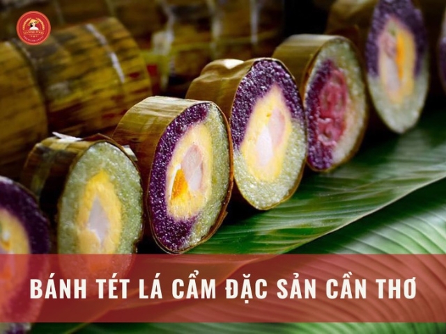 Bánh tét lá cẩm – Đặc sản “trứ danh” Cần Thơ bao người mê