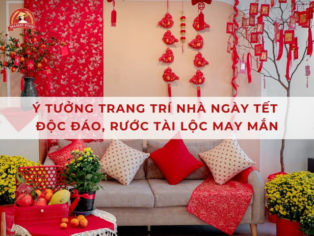 trang trí nhà ngày tết