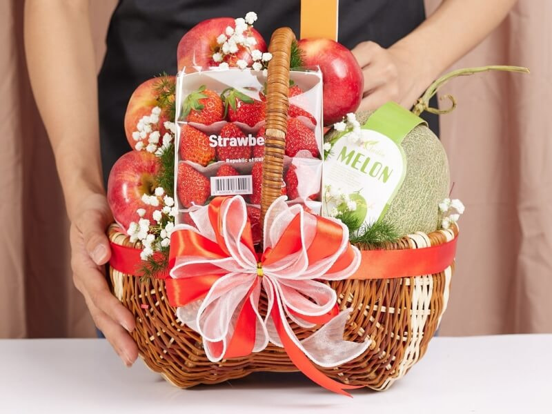 Giỏ hoa quả ít ngọt 