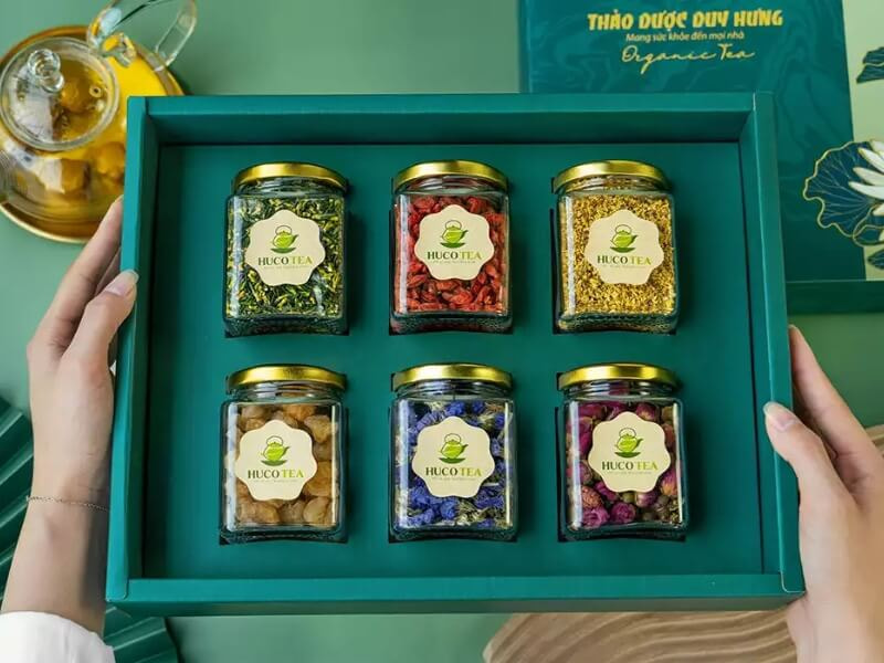 Trà thảo mộc biếu Tết