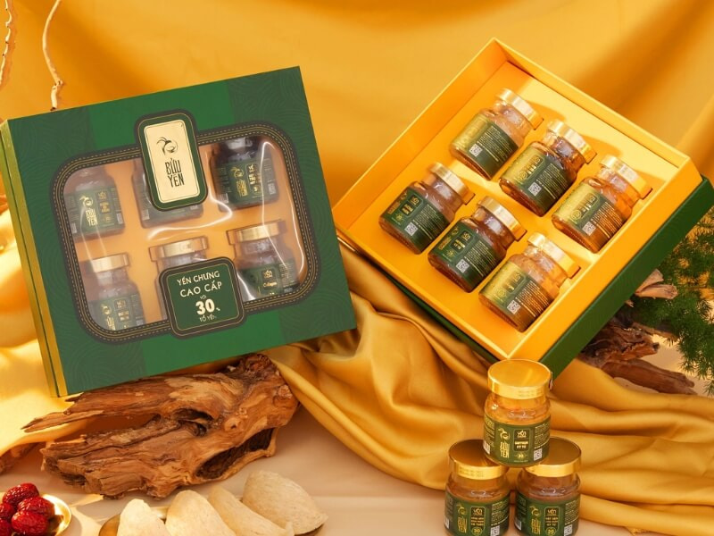 Hộp quà yến chưng cho đồng nghiệp 
