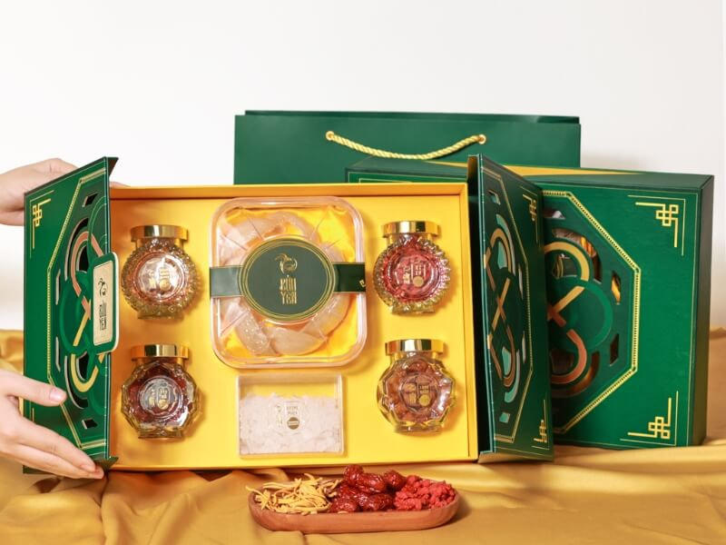 set quà tặng yến sào cho đồng nghiệp 