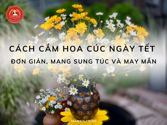 20 cách cắm hoa cúc ngày Tết mang tài lộc, sung túc vào nhà