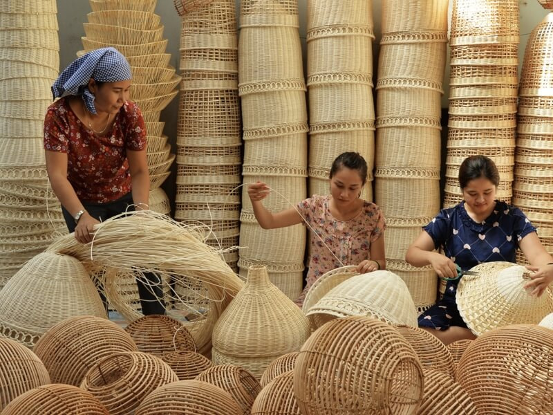Đồ mây tre đan thủ công