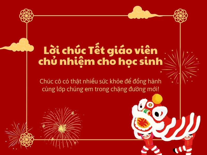 chúc Tết giáo viên chủ nhiệm