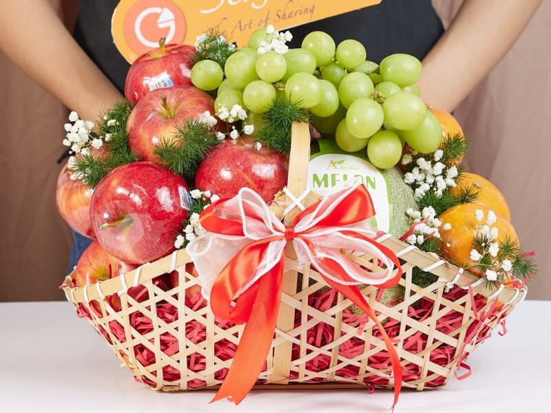 Giỏ trái cây tươi tặng Tết