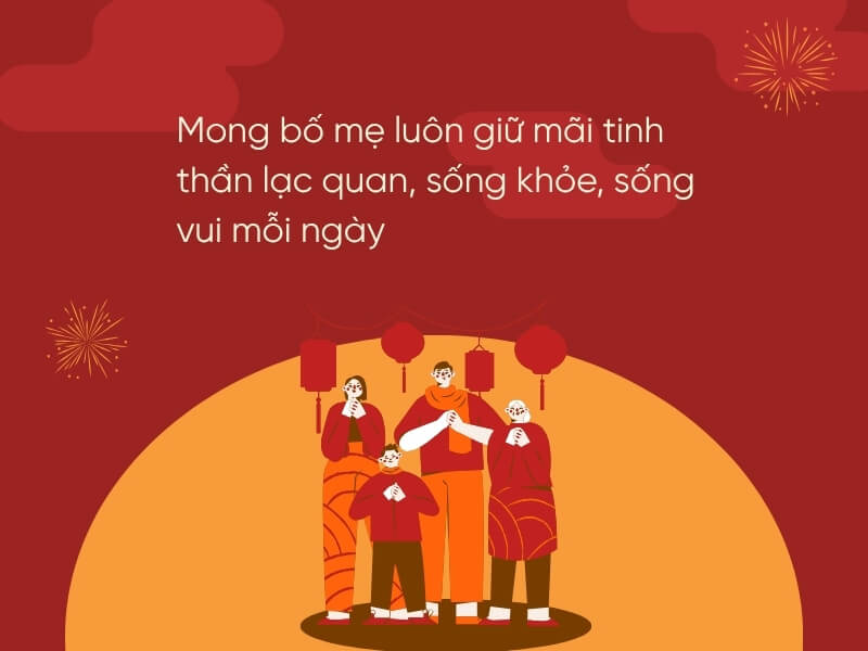 Lời chúc Tết bố mẹ chồng, bố mẹ vợ