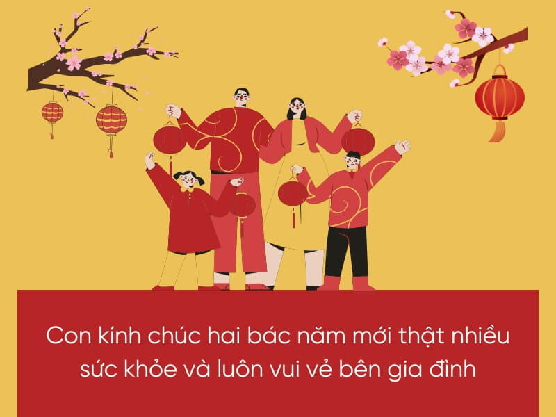 Câu chúc Tết bố mẹ chồng tương lai