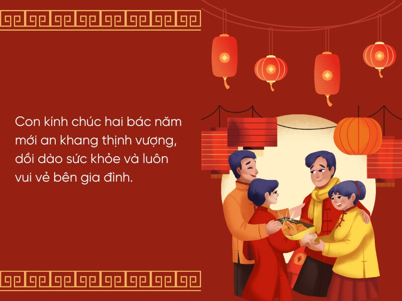 Lời chúc Tết bố mẹ người yêu