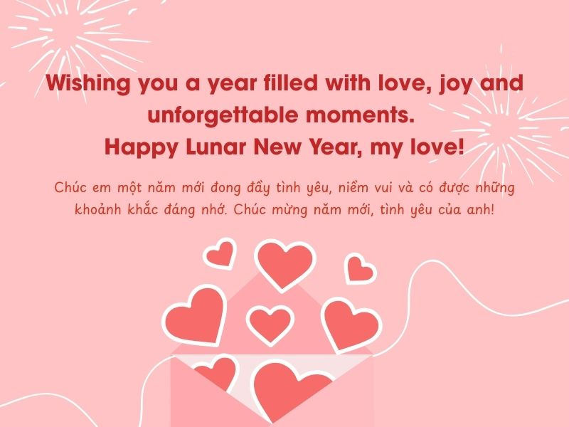 chúc Tết người yêu bằng tiếng Anh