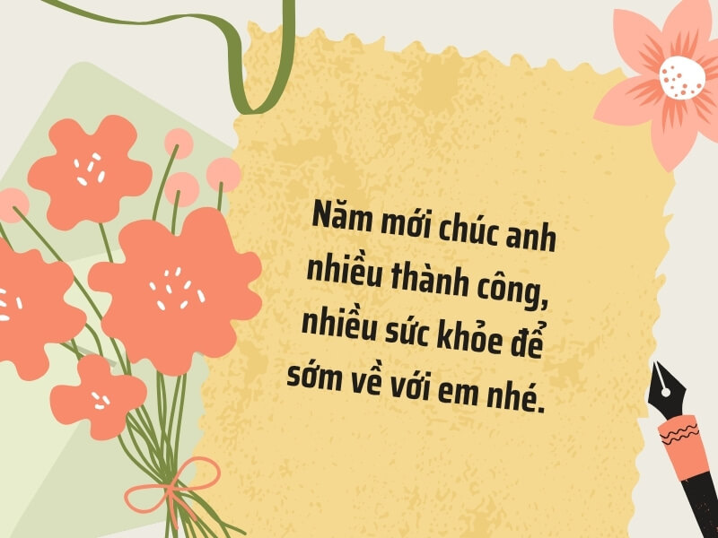 Lời chúc Tết cho người yêu xa 