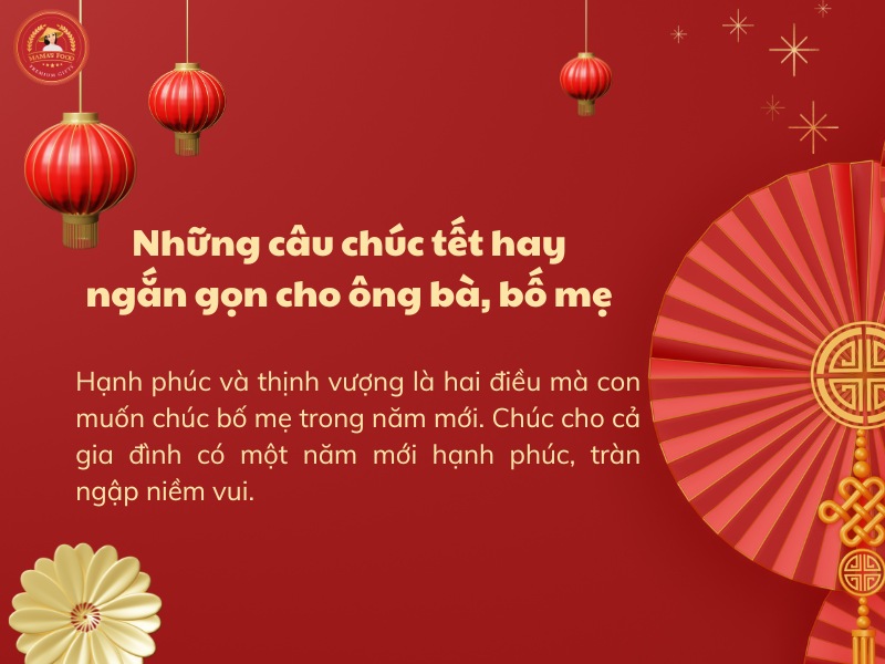 những câu chúc tết ông bà, bố mẹ