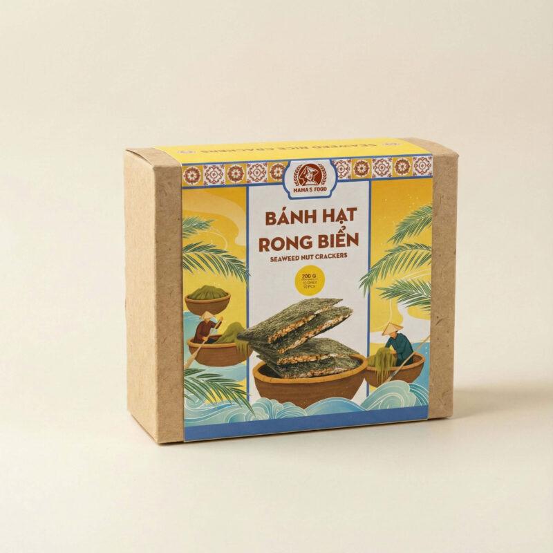 Hat Rong Bánh Hạt Rong Biển - Mamafood