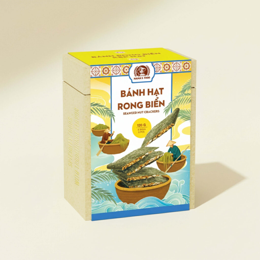 Hat Rong Bánh Hạt Rong Biển - Mamafood