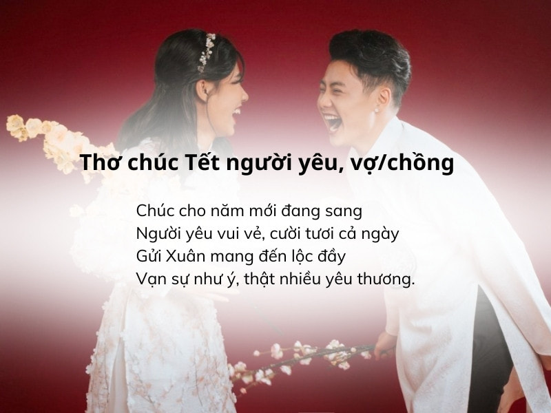 Bài thơ chúc Tết người yêu