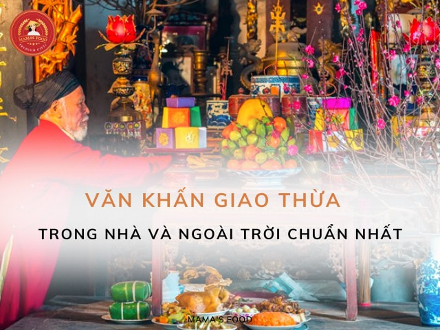 Văn khấn Giao thừa trong nhà và ngoài trời đầy đủ nhất