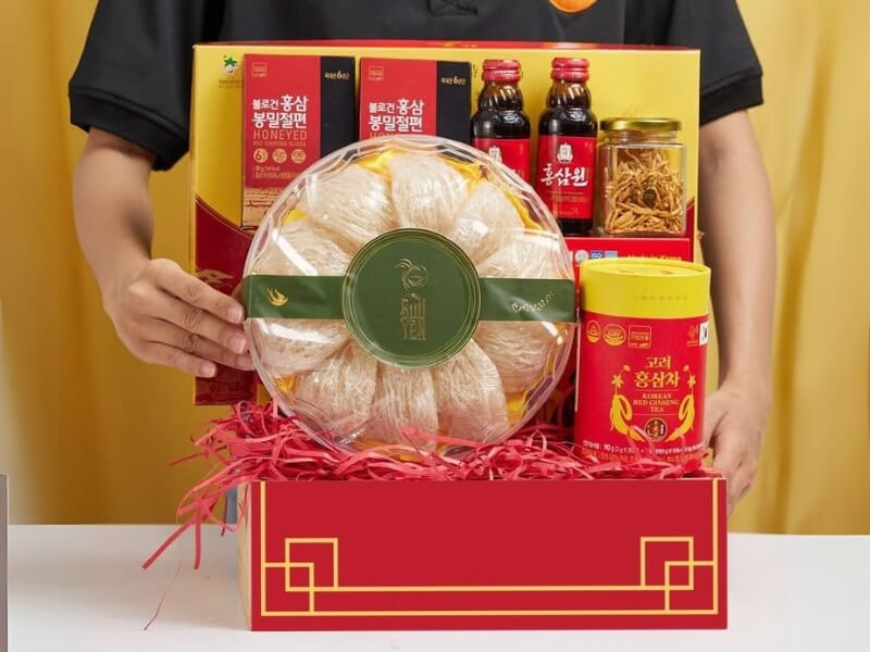 Giỏ quà Tết yến sào