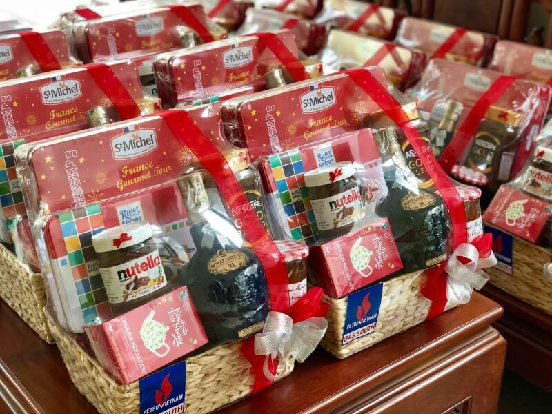 giỏ quà tết đẹp
