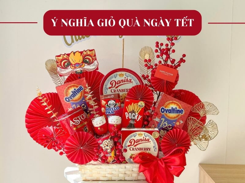 Giỏ quà Tết ý nghĩa