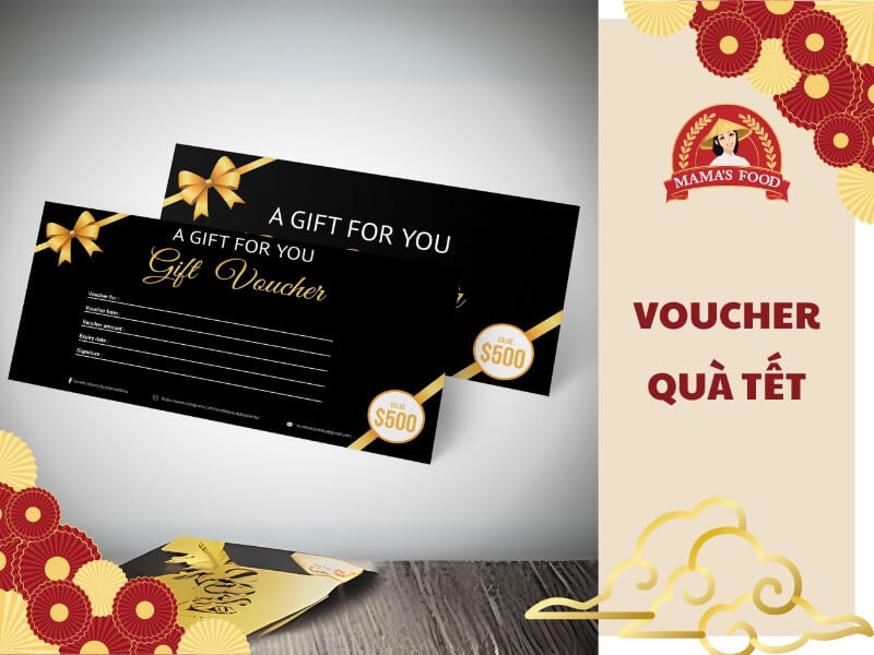 Voucher quà tặng Tết doanh nghiệp