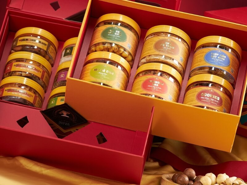 Hộp quà Tết hạt dinh dưỡng cho người Nhật
