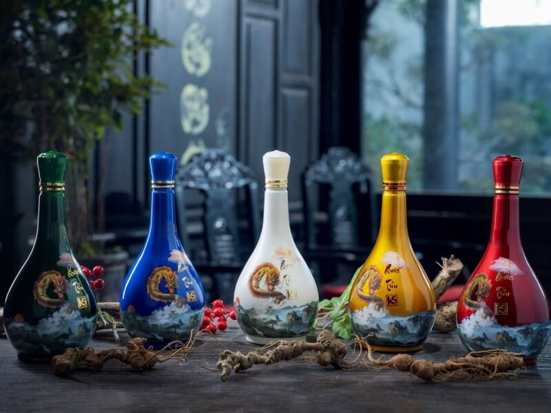 Rượu sâm Ngọc Linh