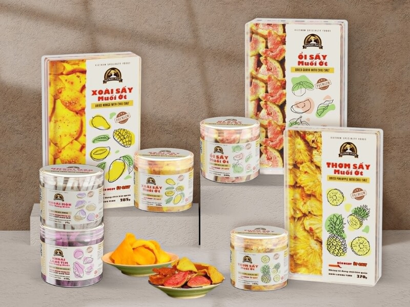 Trái cây sấy quà Tết